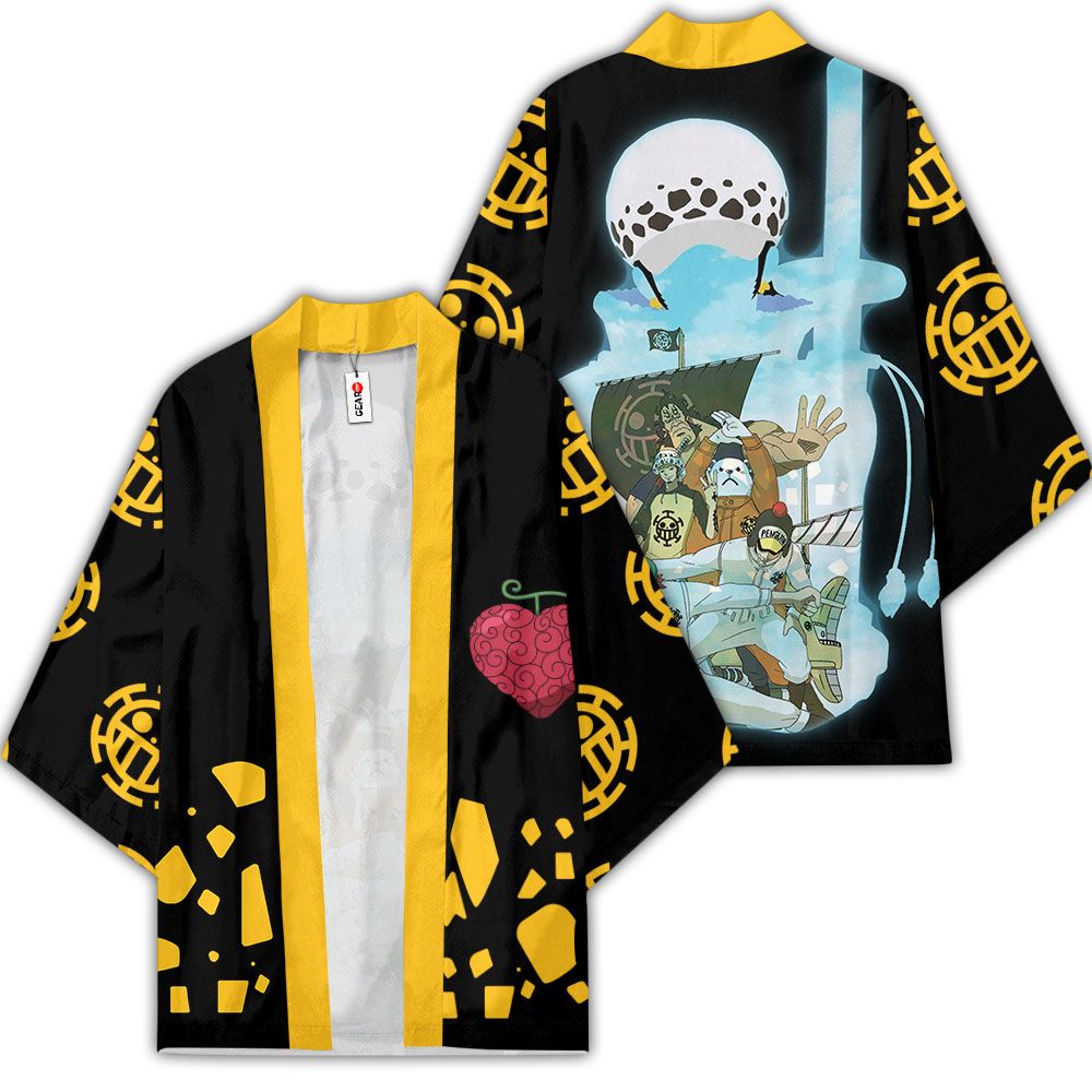 One Piece Kimono - Law Heart Pirates Kimono Clothes GOT1308