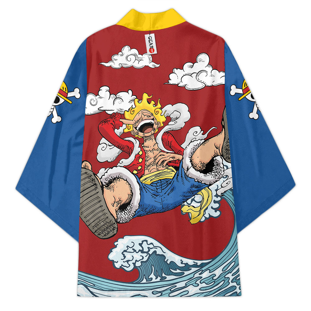Luffy Gear 5 Anime Kimono