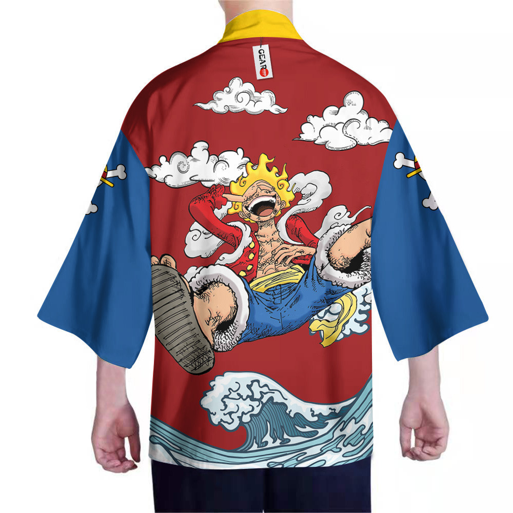 Luffy Gear 5 Anime Kimono
