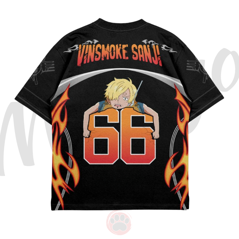 Jersey Vintage Anime One Piece  Sanji