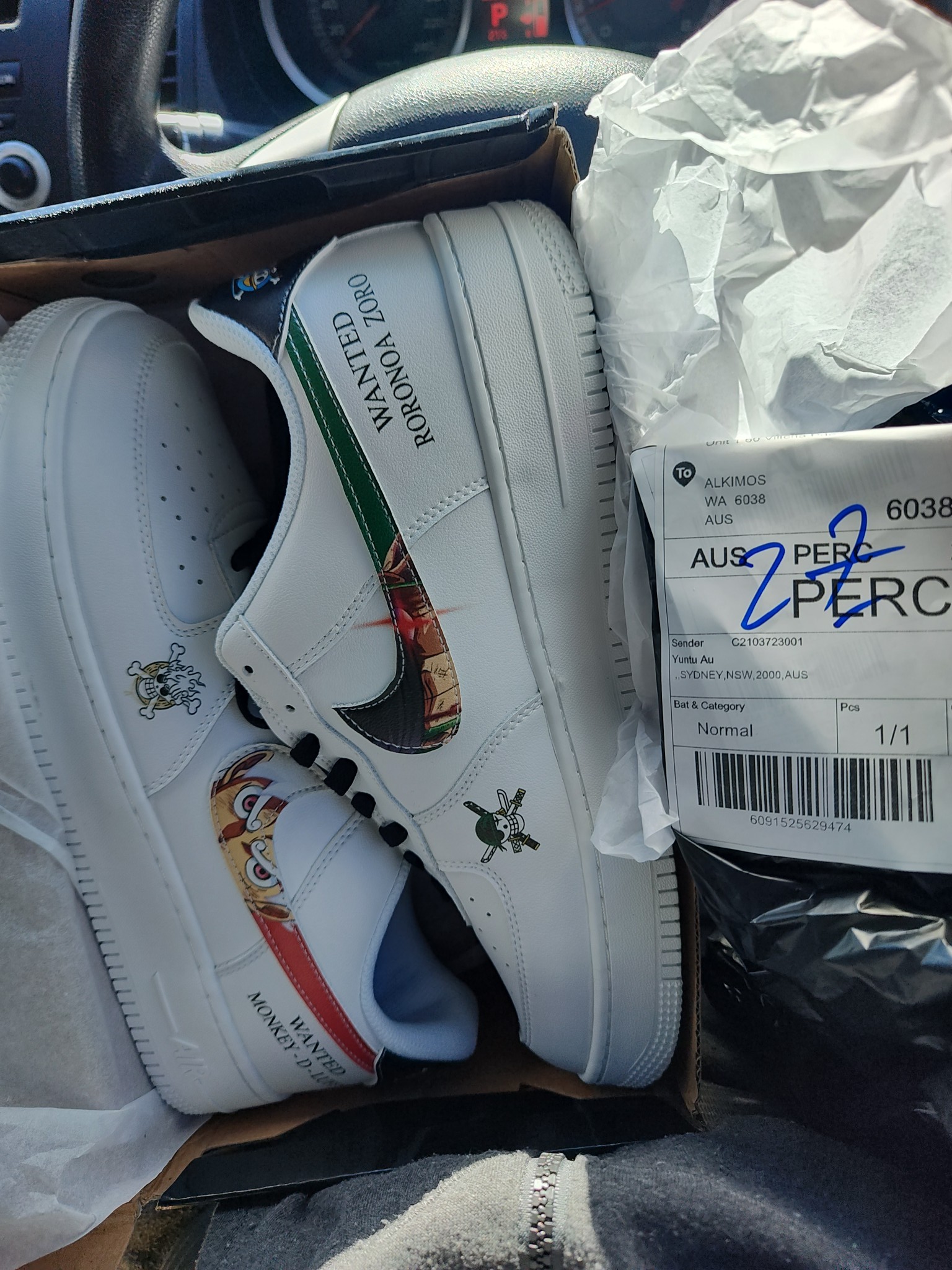 Customize Luffy & Zoro Shoes