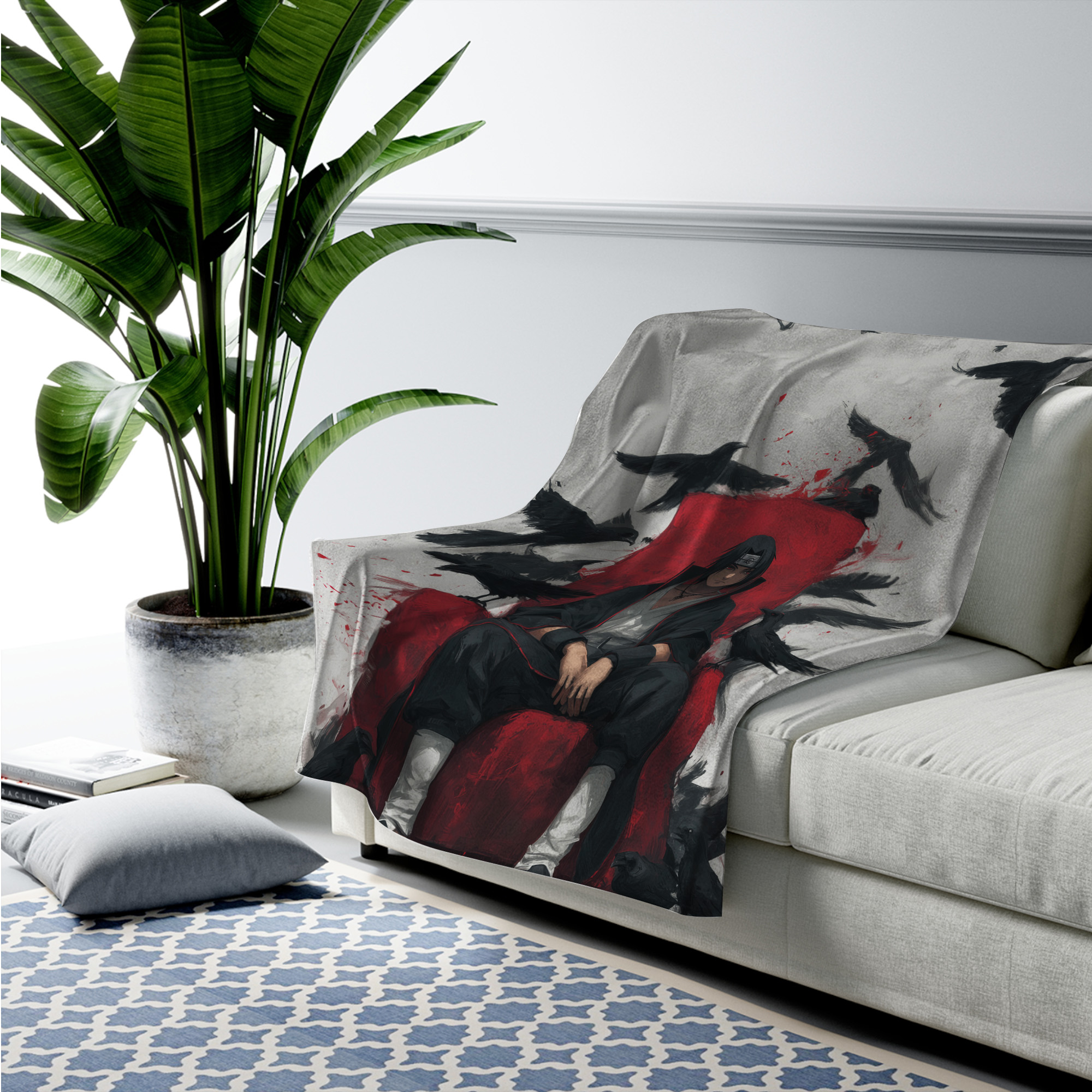 Naruto Shadow Clone Pose Fleece Blanket