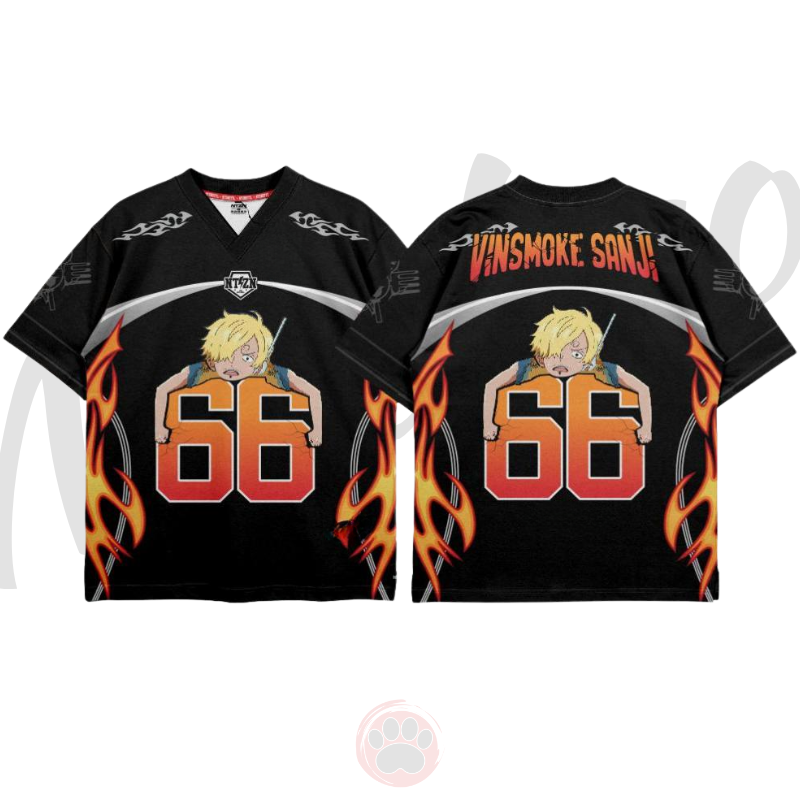 Jersey Vintage Anime One Piece  Sanji