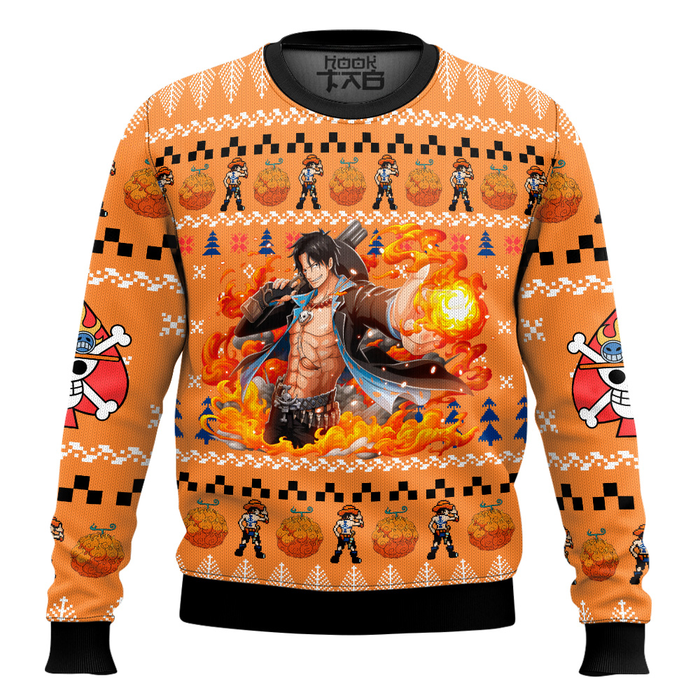 Ace One Piece Ugly Christmas Sweater