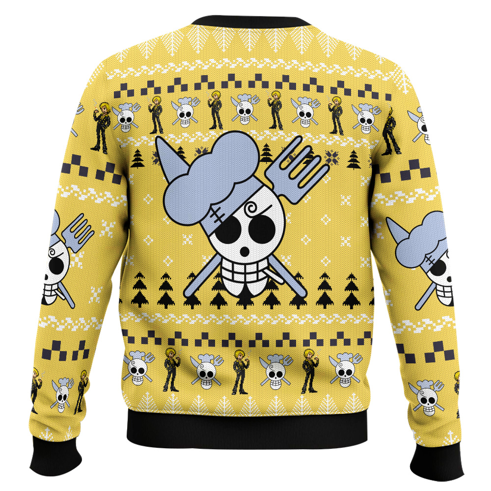 Sanji One Piece Ugly Christmas Sweater