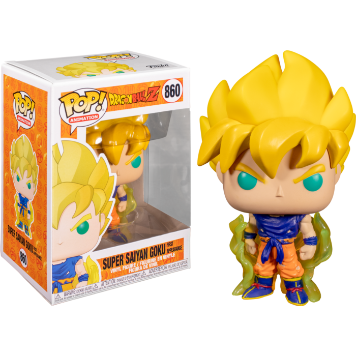 Funko Pop! Dragon Ball Z - Super Saiyan Goku First Appearance #860