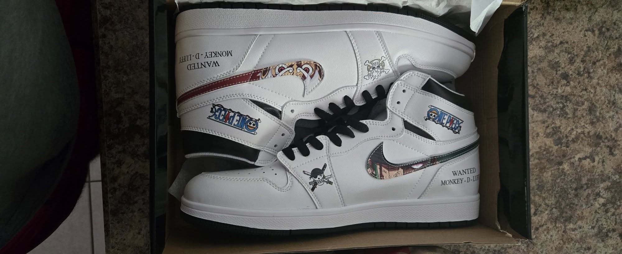 Luffy & Zoro V.1 High-top Custom Sneakers