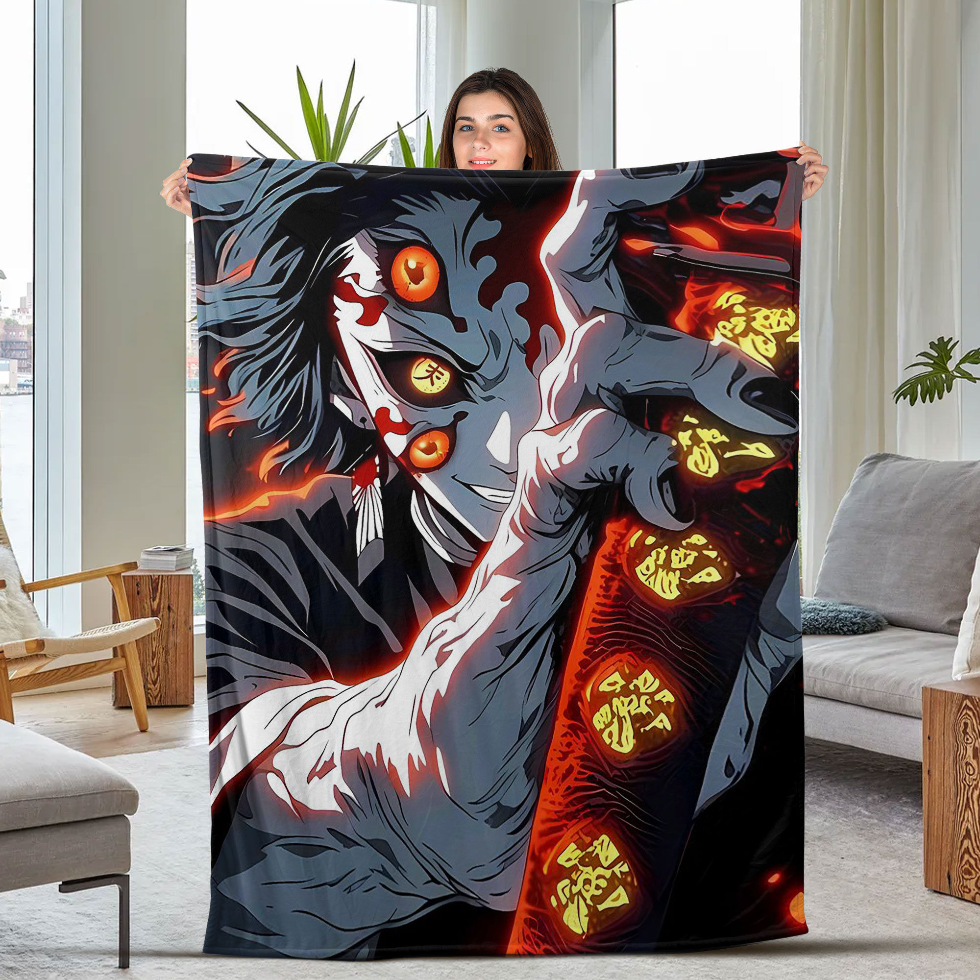 Kimetsu no Yaiba Fleece Blanket