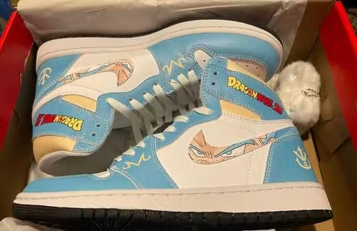 Vegeta V.3 High-top Custom Sneakers