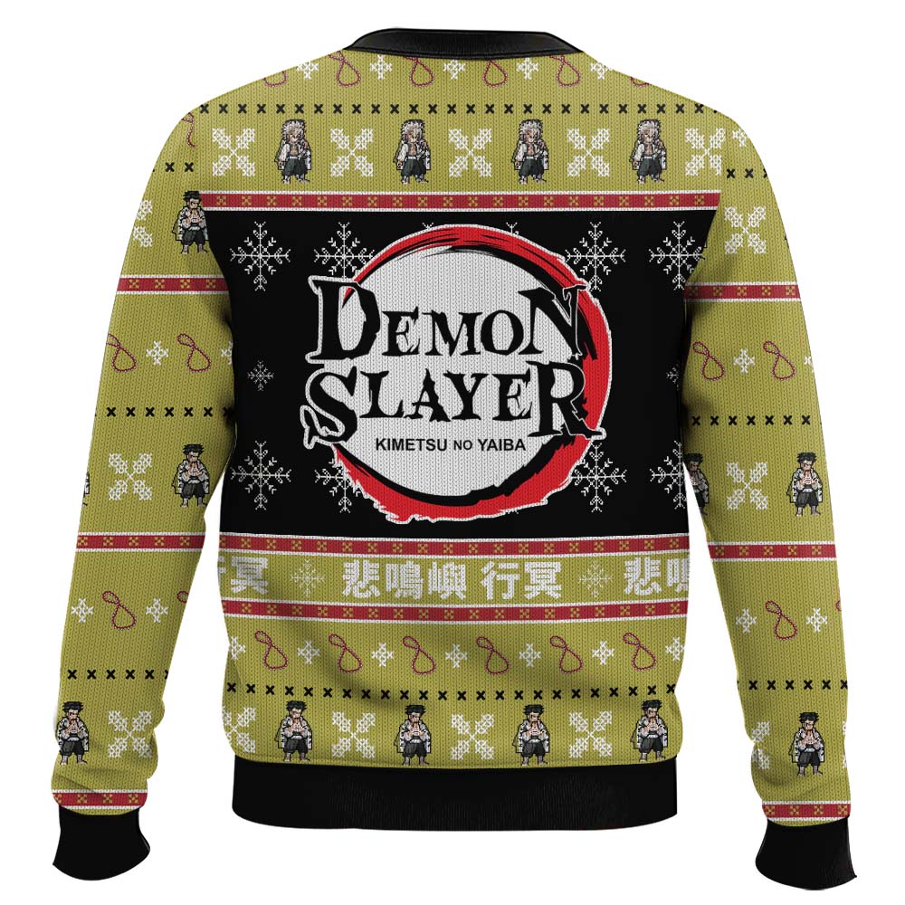 Gyomei Demon Slayer Ugly Christmas Sweater