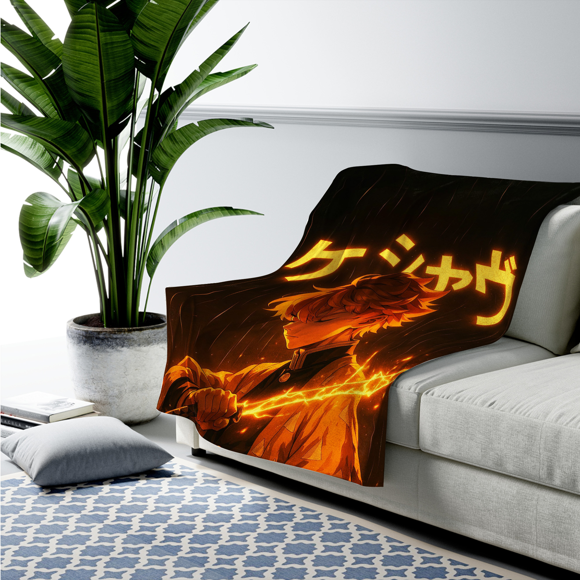 Pillar of Demon Slayer Fleece Blanket