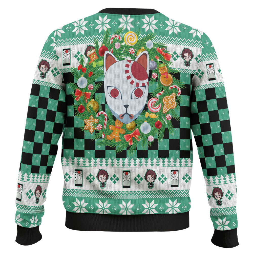 Christmas Tanjiro Kamado Demon Slayer Ugly Christmas Sweater
