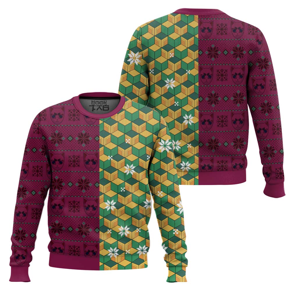 Giyu Tomioka Demon Slayer Ugly Christmas Sweater