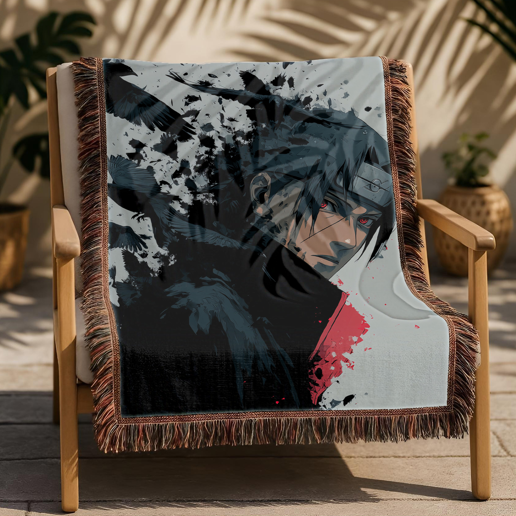 Anime Blanket Jiraiya Sage Mode Pose