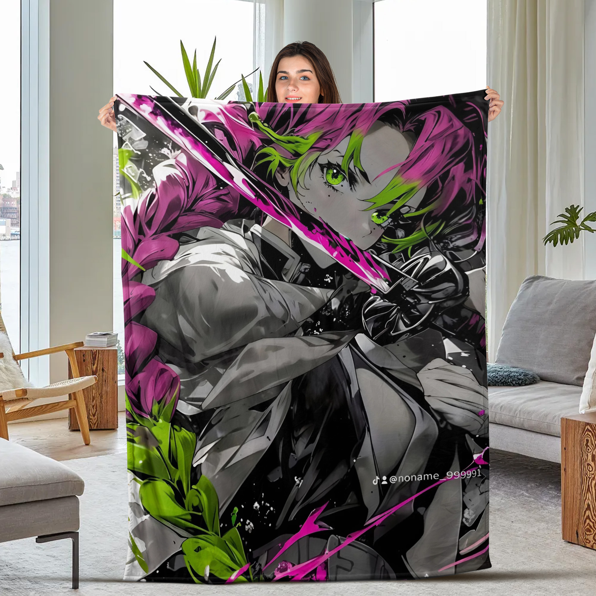 Entertainment District Fleece Blanket