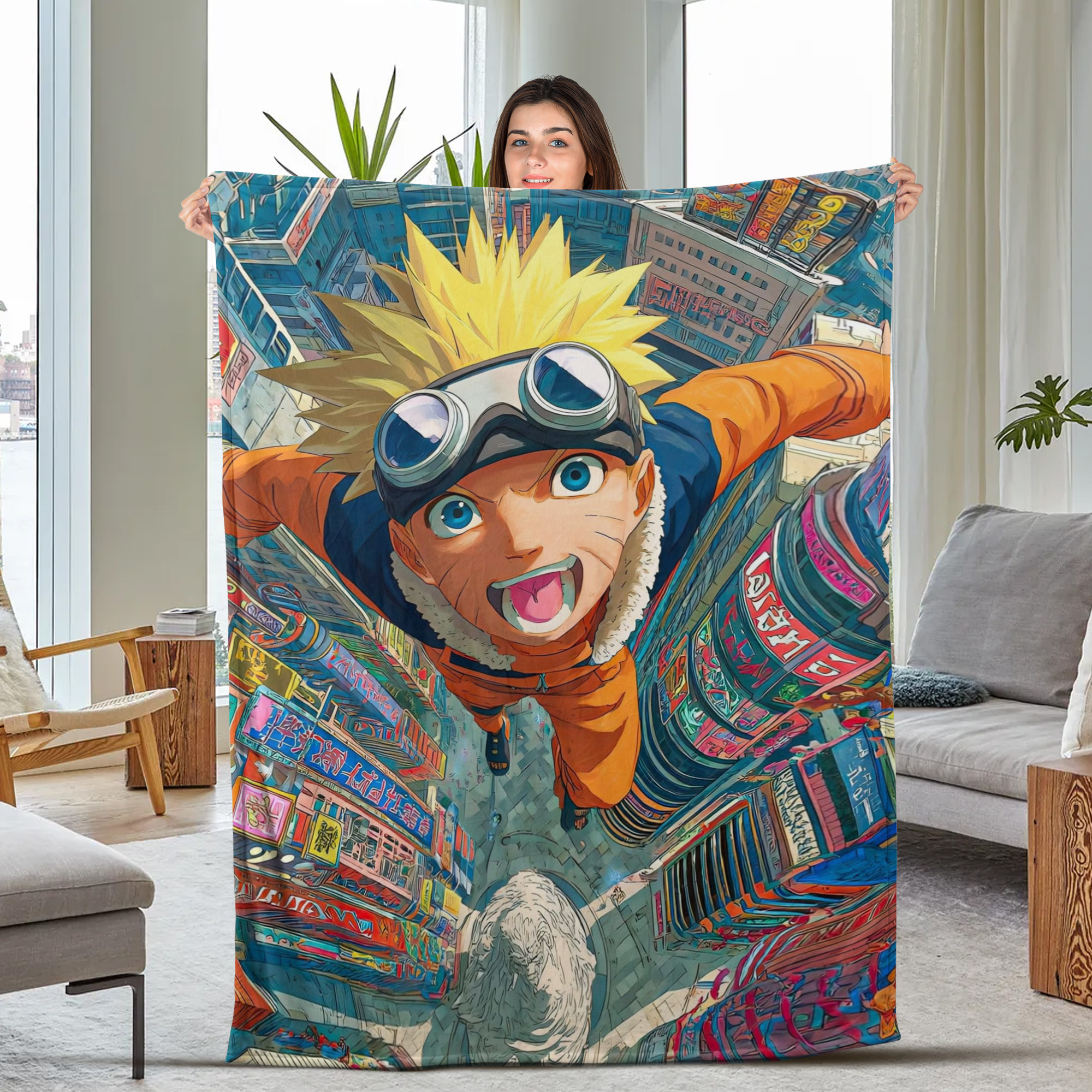 Itachi Final Goodbye Fleece Blanket