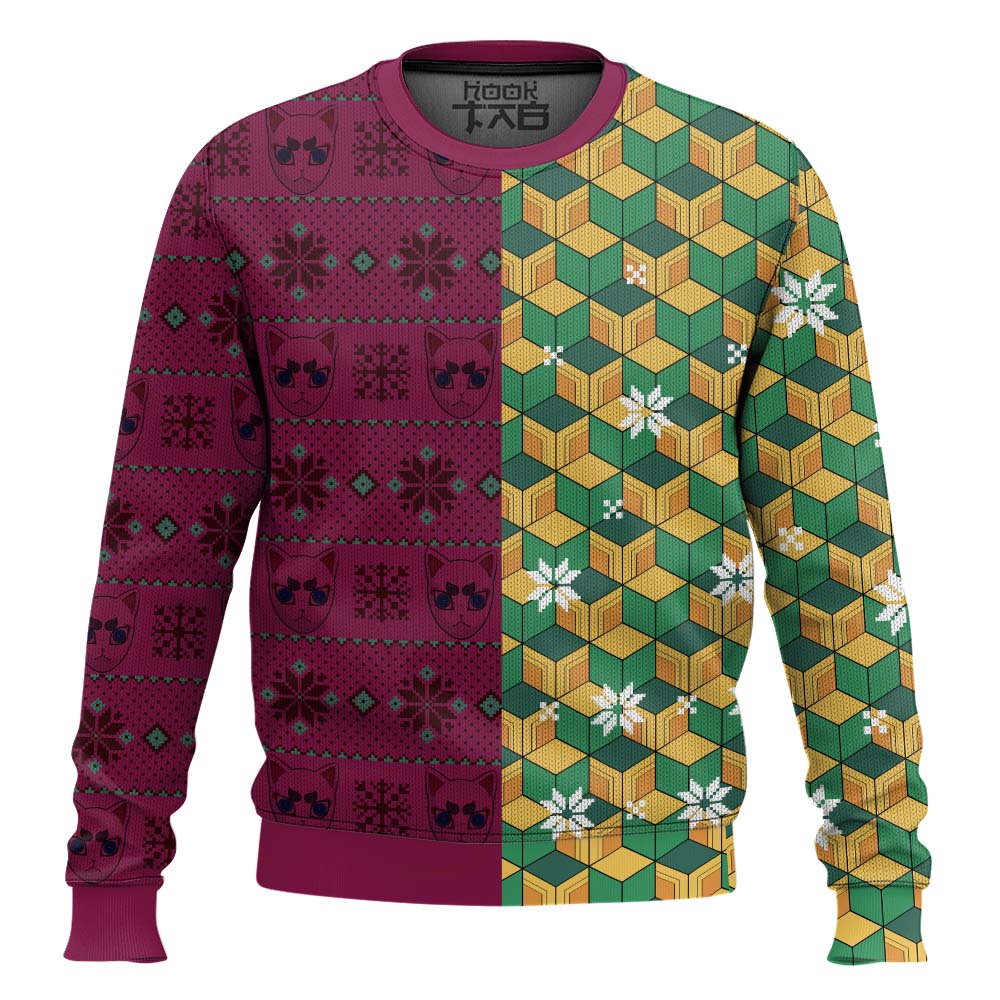 Giyu Tomioka Demon Slayer Ugly Christmas Sweater