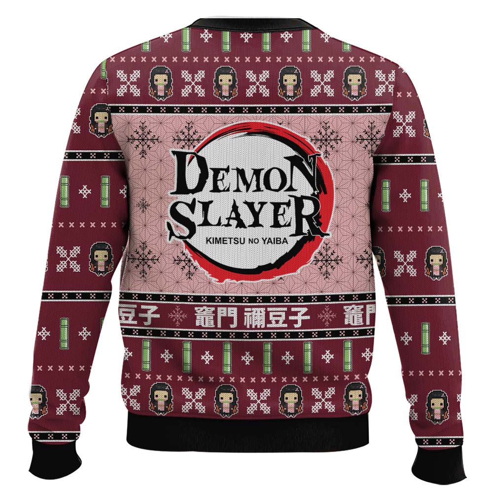 Nezuko Demon Slayer Ugly Christmas Sweater