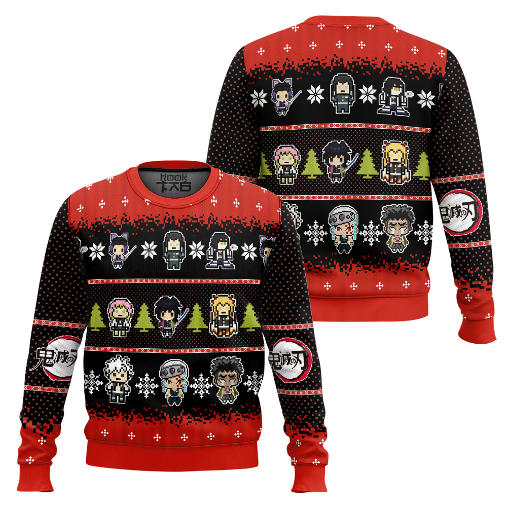 Hashira Demon Slayer Ugly Christmas Sweater