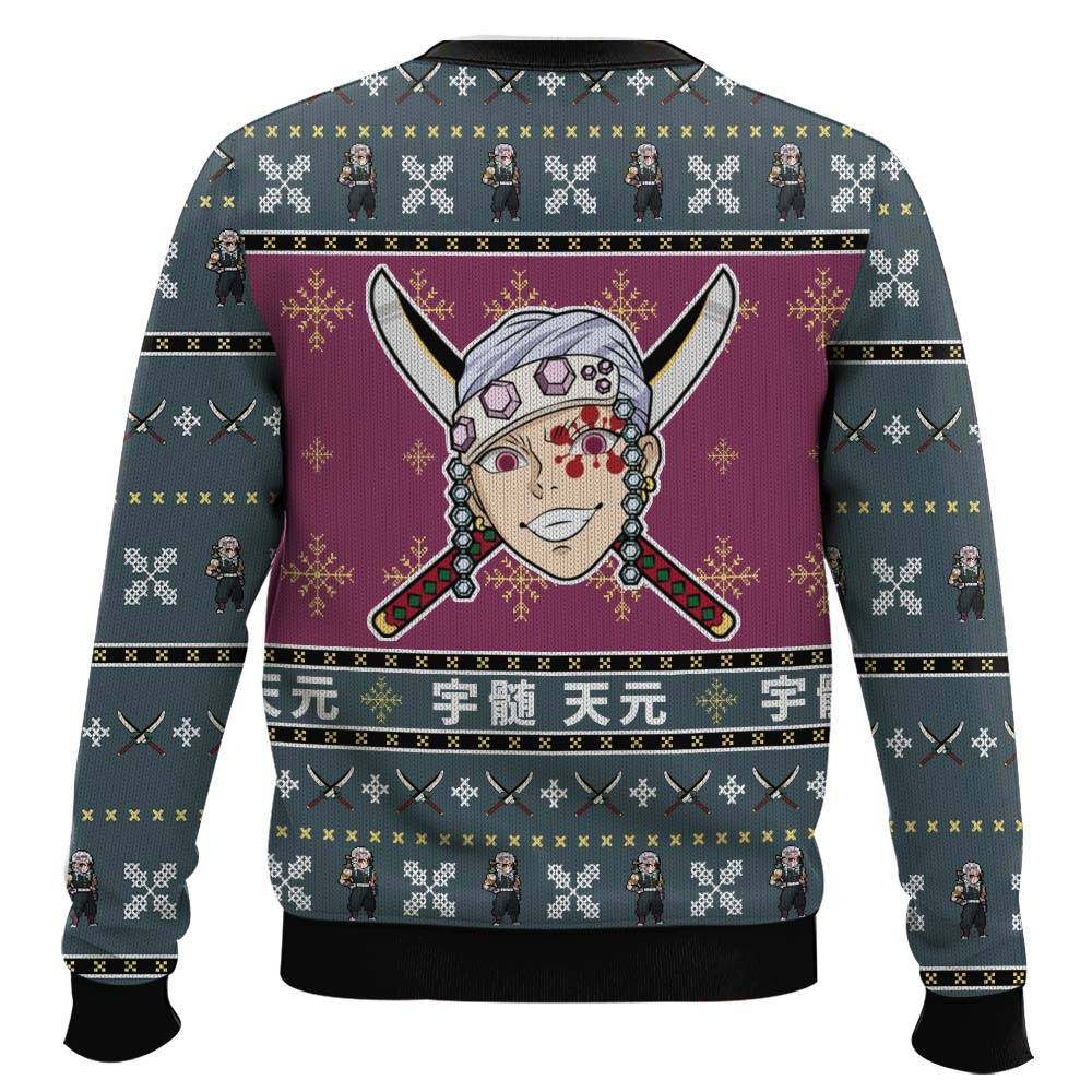 Tengen Uzui Demon Slayer Ugly Christmas Sweater