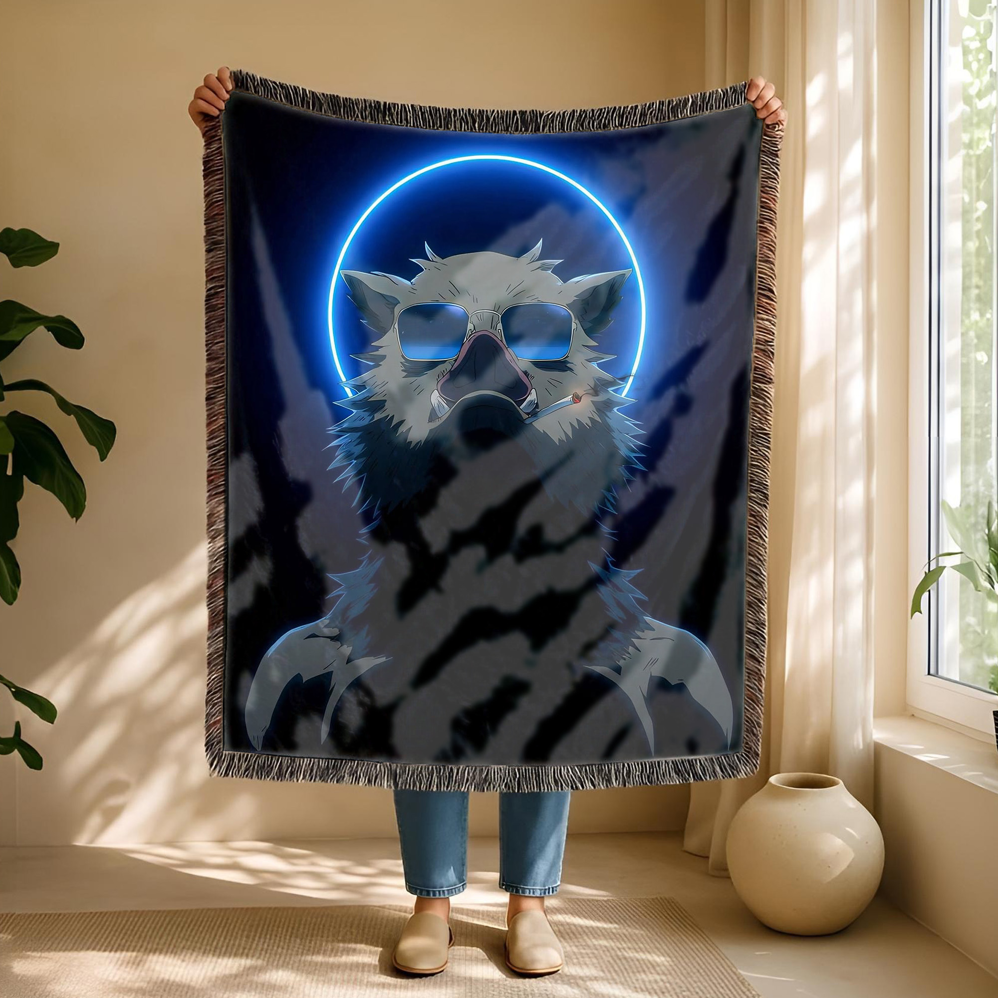 Anime Blanket Demon Slayer Zenitsu Agatsuma Sleeping Stance