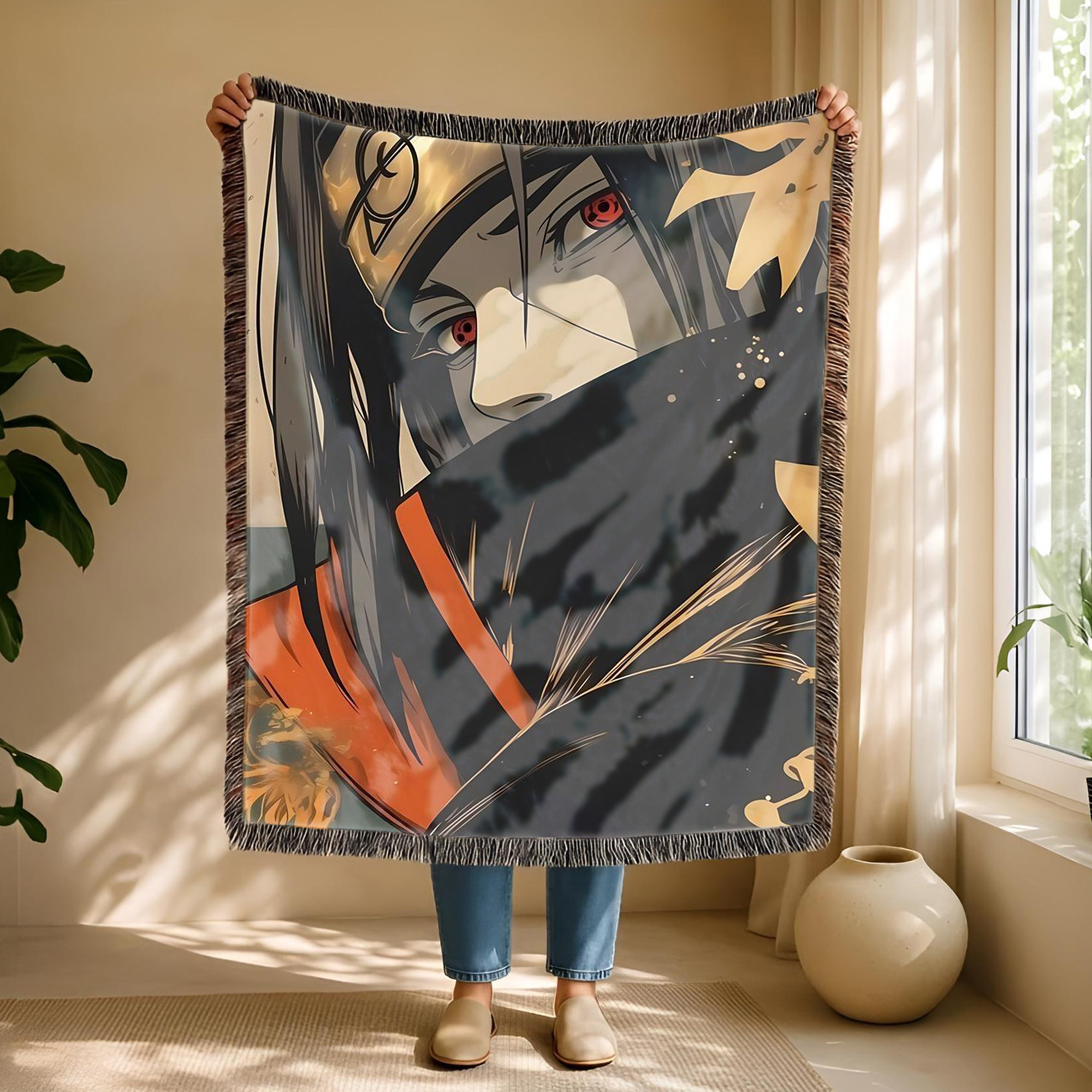 Anime Blanket Shadow Ninja Stance