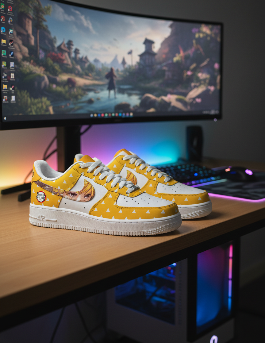 Personalized Zenitsu Agatsuma Sneakers