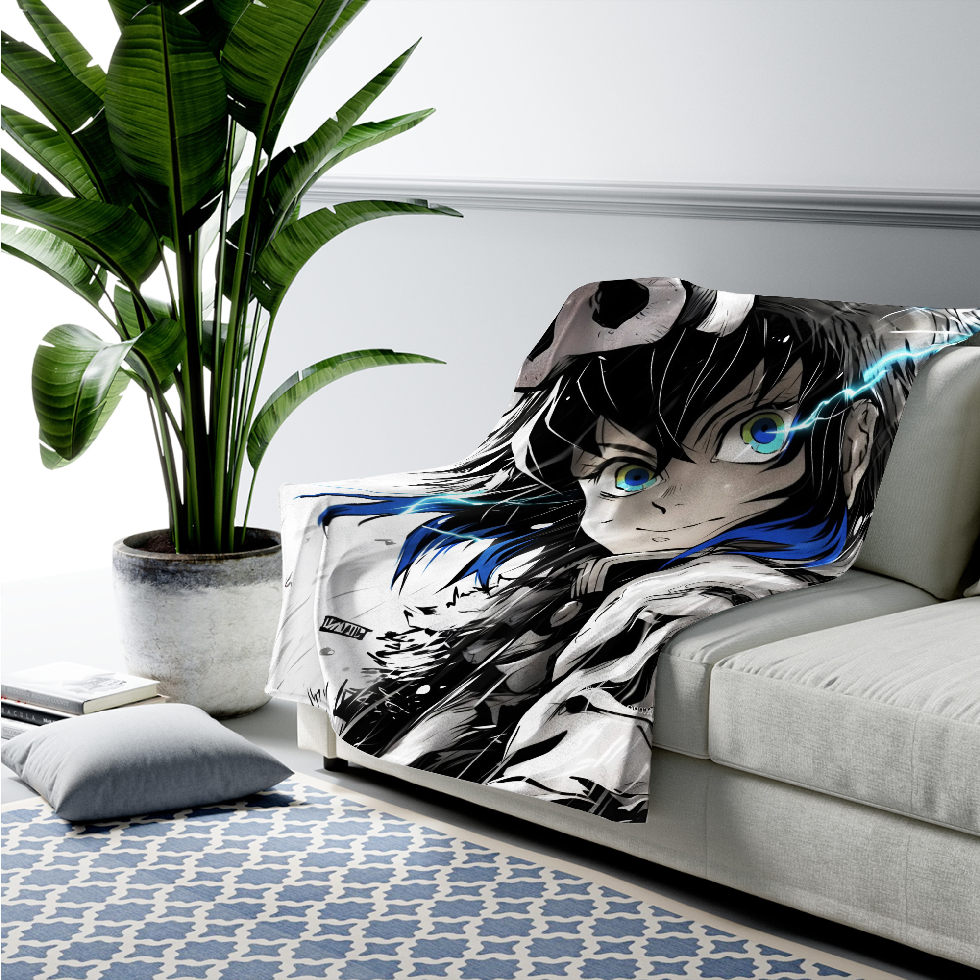 Swordsmith Village Fleece Blanket