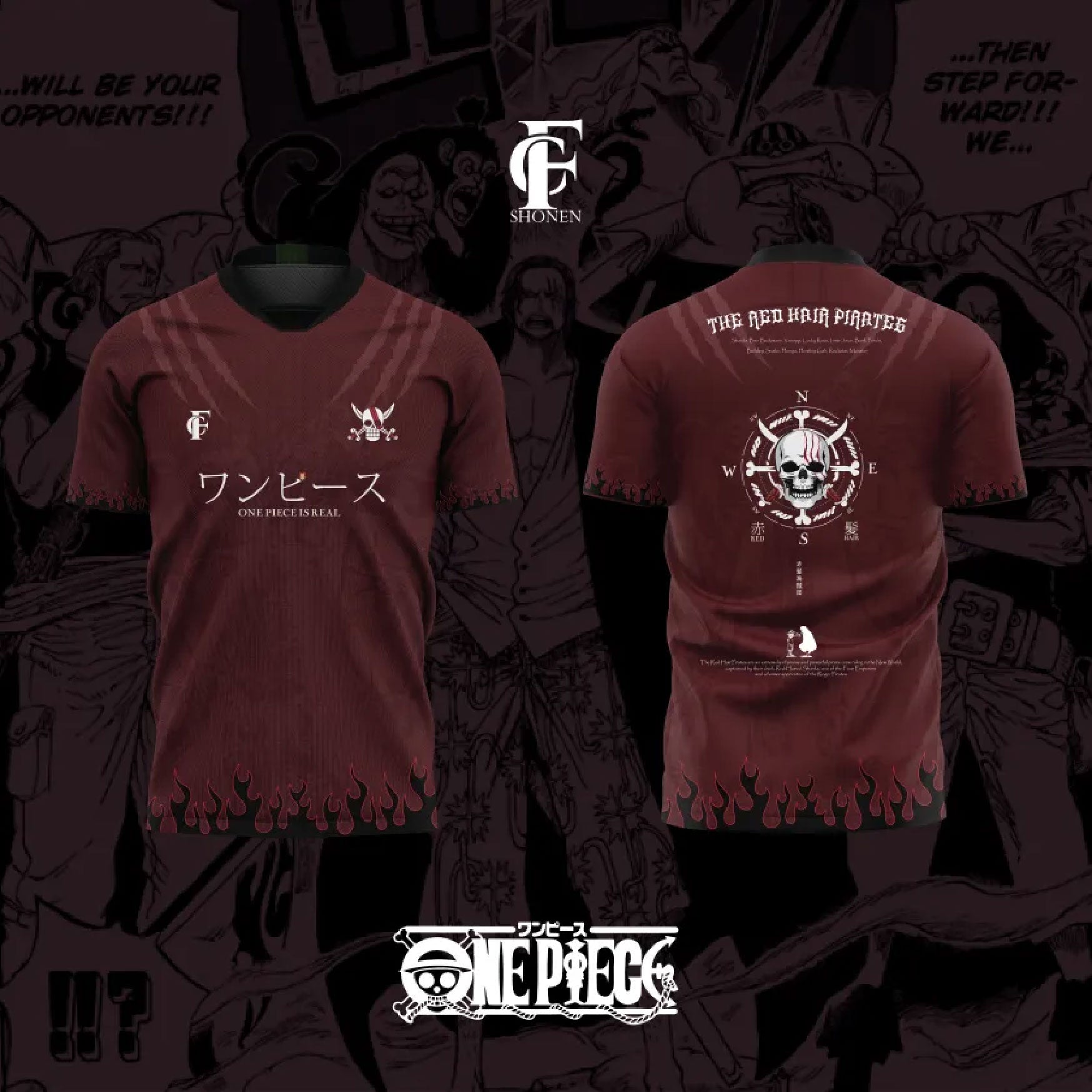 Soccer Jersey THE RED HAIR PIRATES