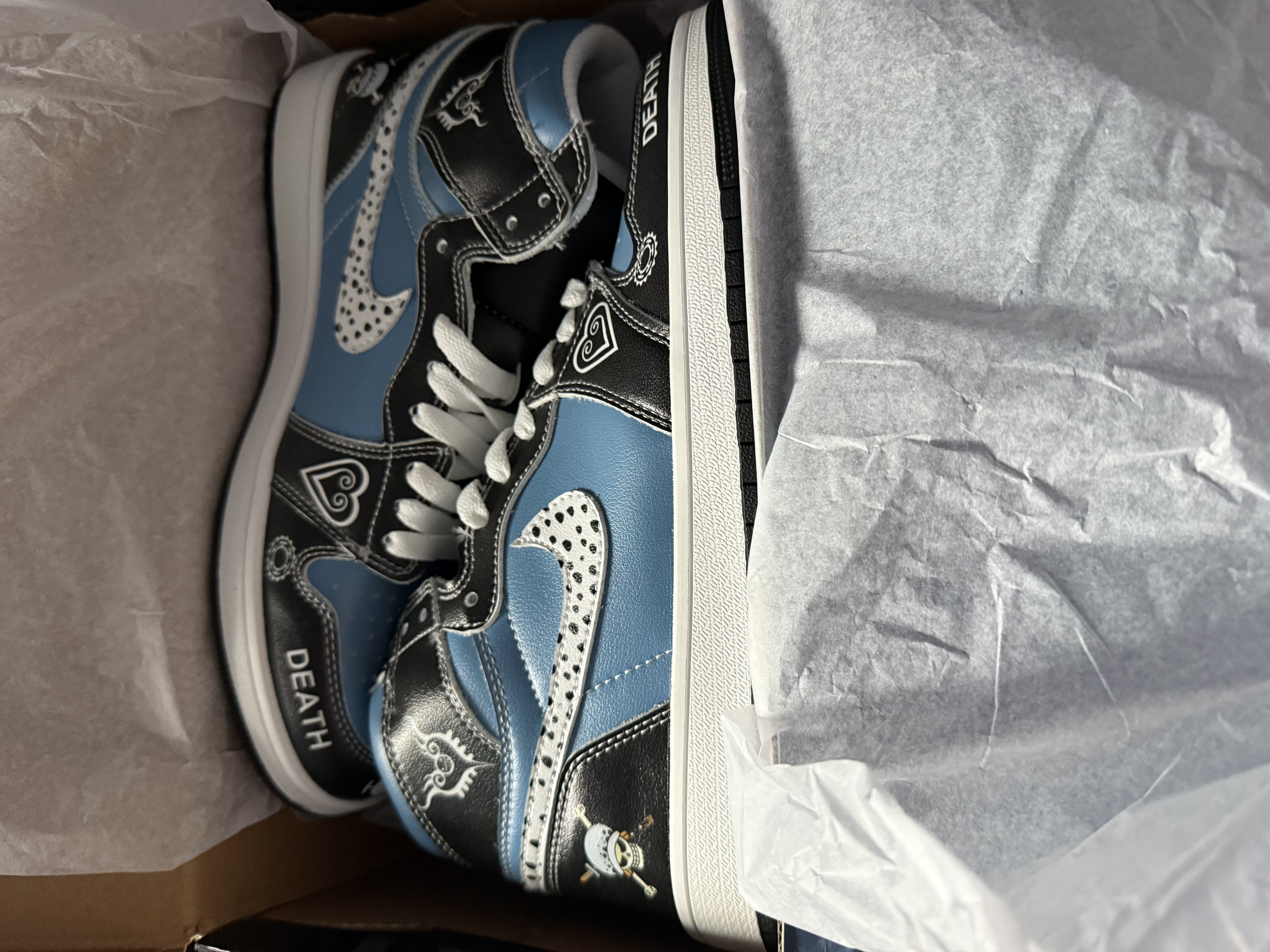 Trafalgar D. Water Law V.1 High-top Custom Sneakers