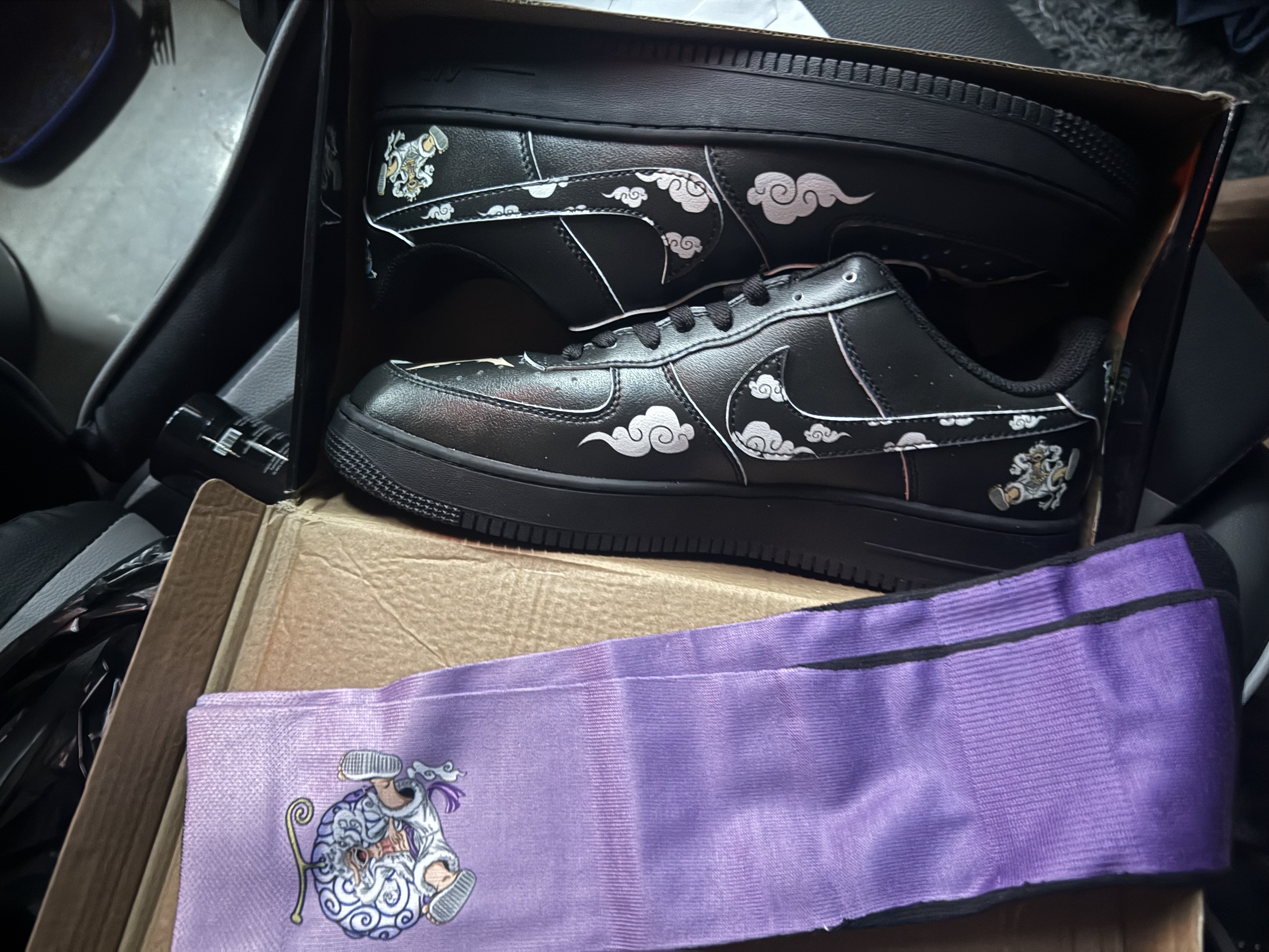 Custom Printed Luffy Gear 5 Nika No.2 Sneakers