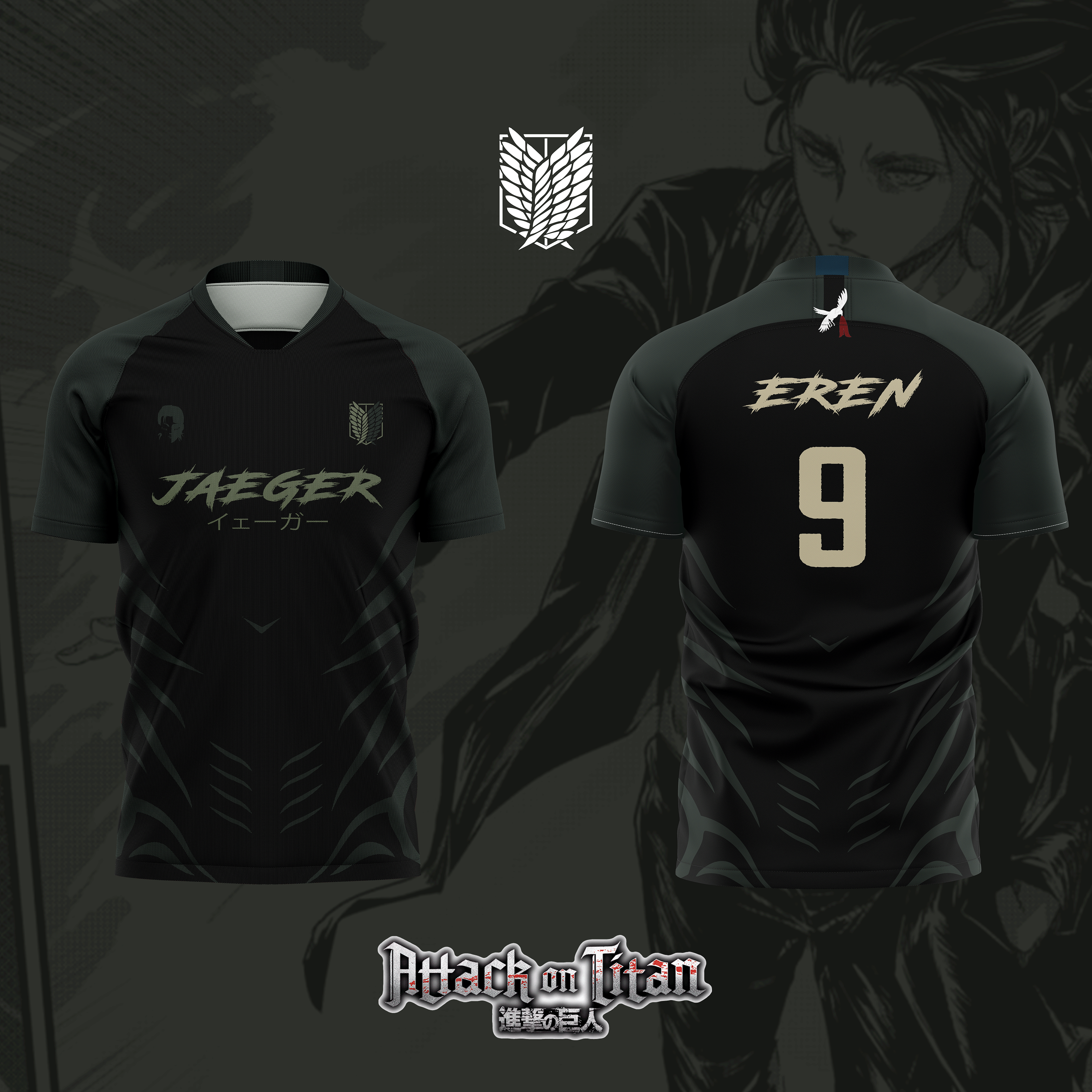 Soccer Jersey EREN JAEGER