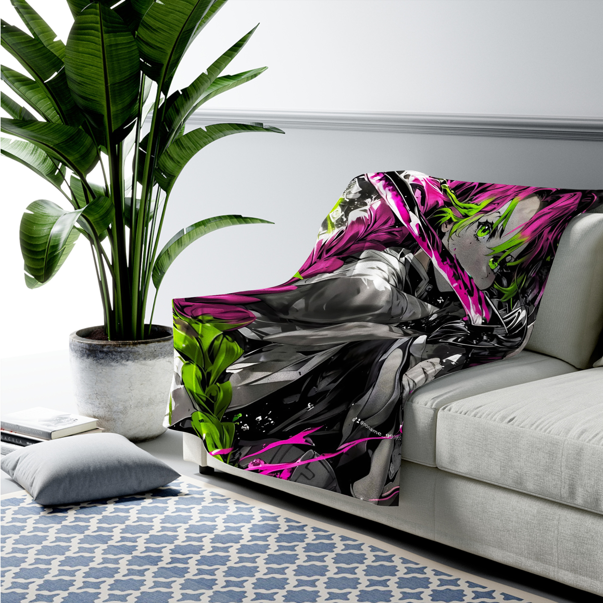 Entertainment District Fleece Blanket