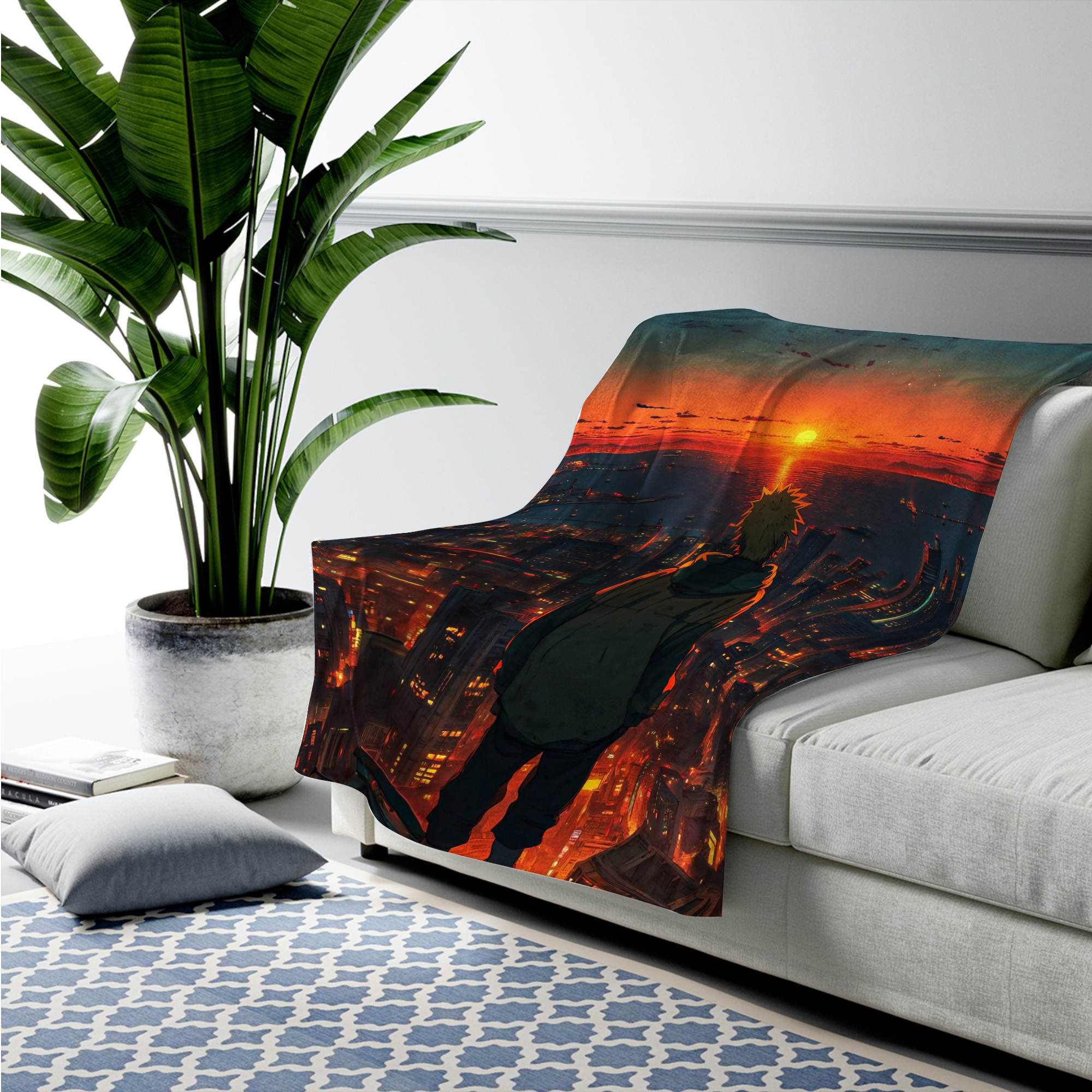 Naruto Training Pose Fleece Blanket