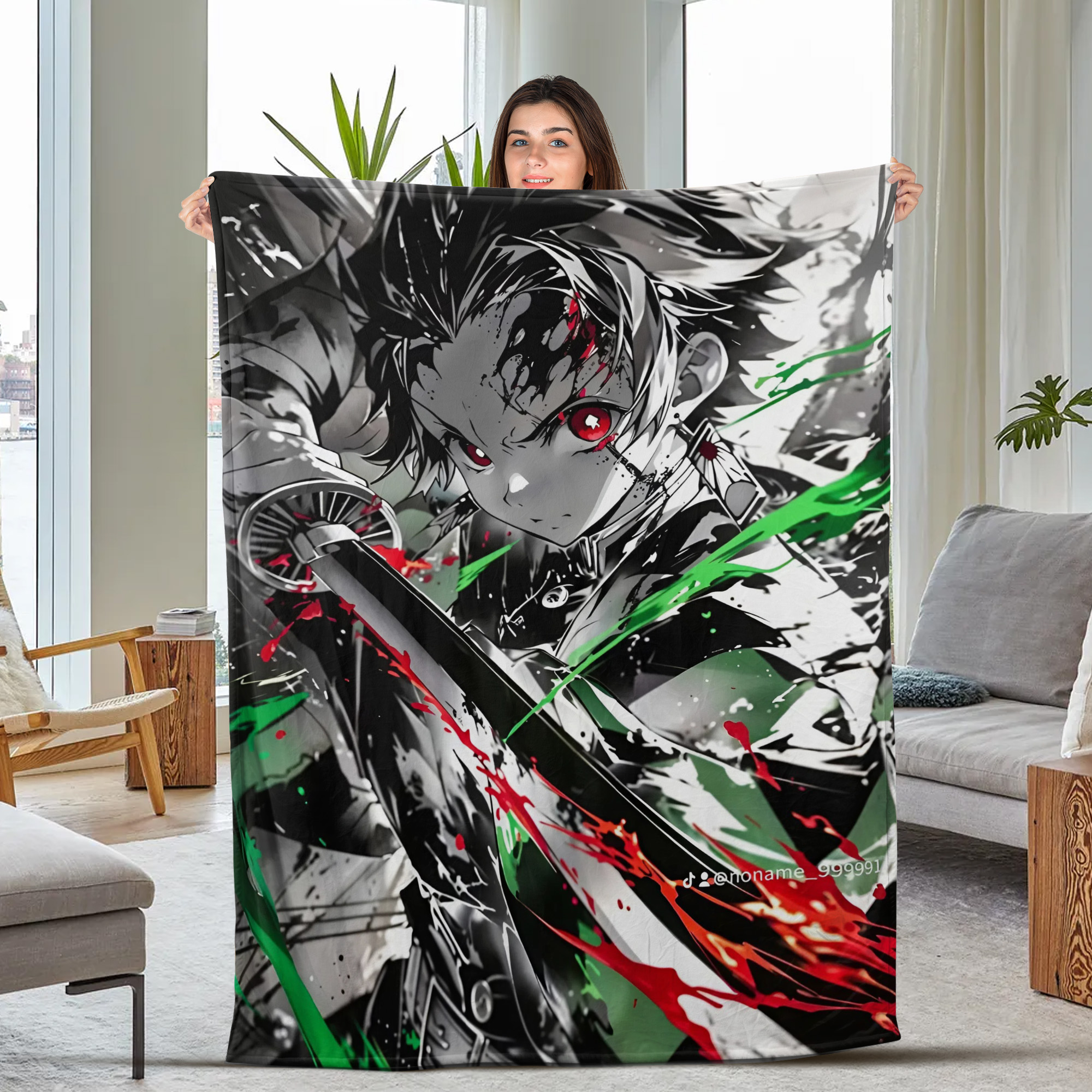 Infinity Castle Fleece Blanket