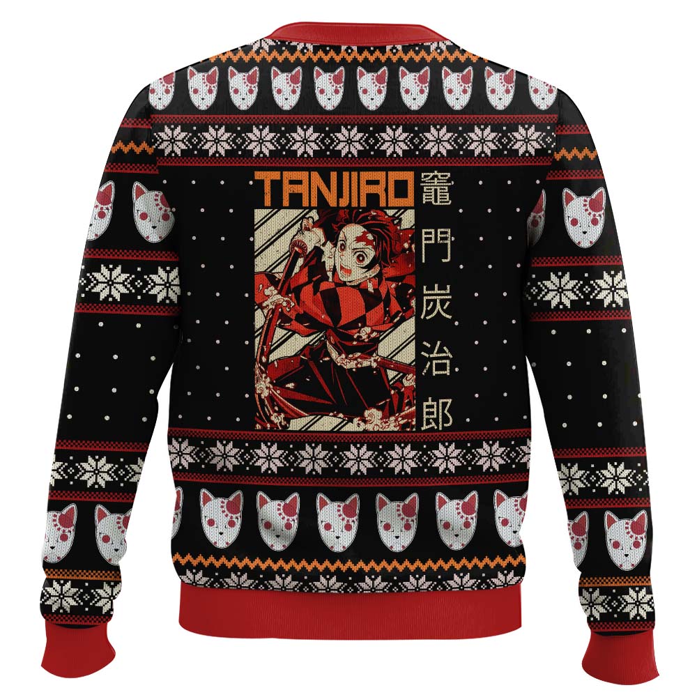 Demon Slayer Tanjiro Ugly Christmas Sweater