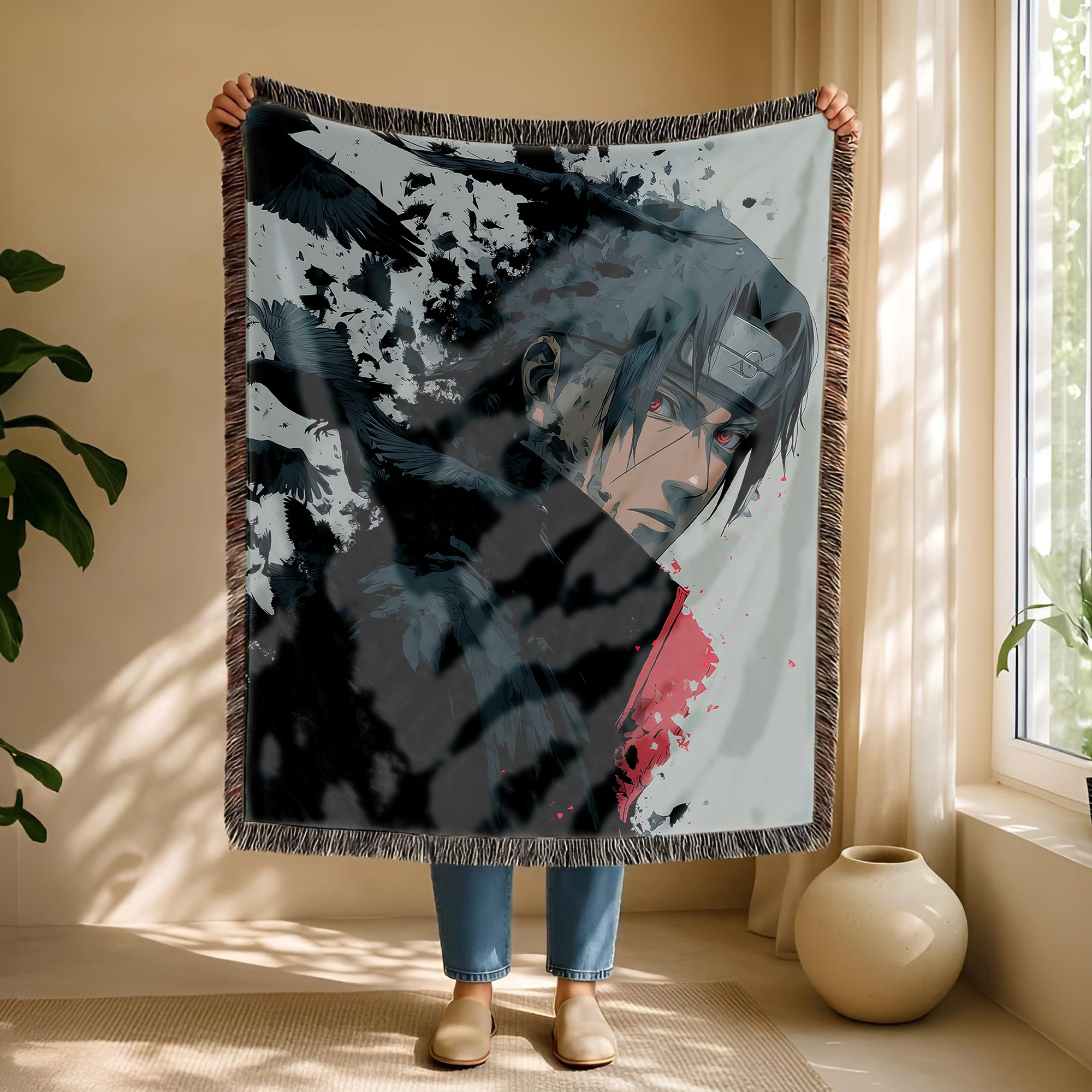 Anime Blanket Jiraiya Sage Mode Pose