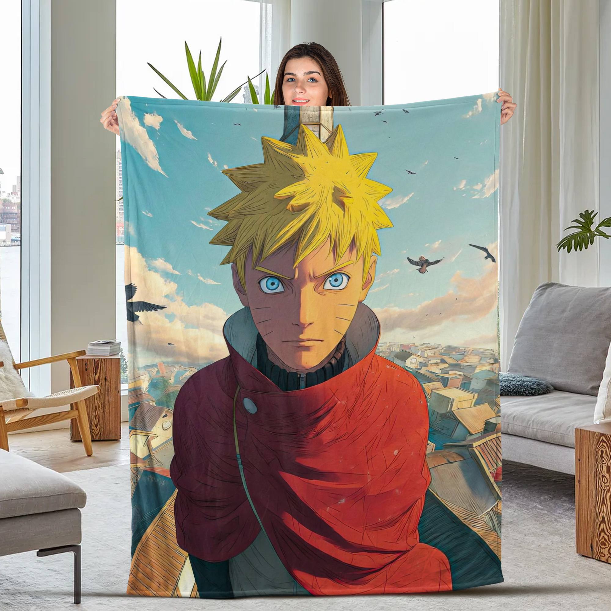 Itachi Battle Ready Fleece Blanket