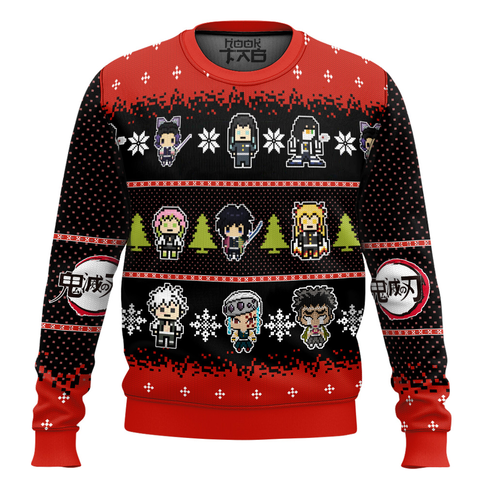 Hashira Demon Slayer Ugly Christmas Sweater