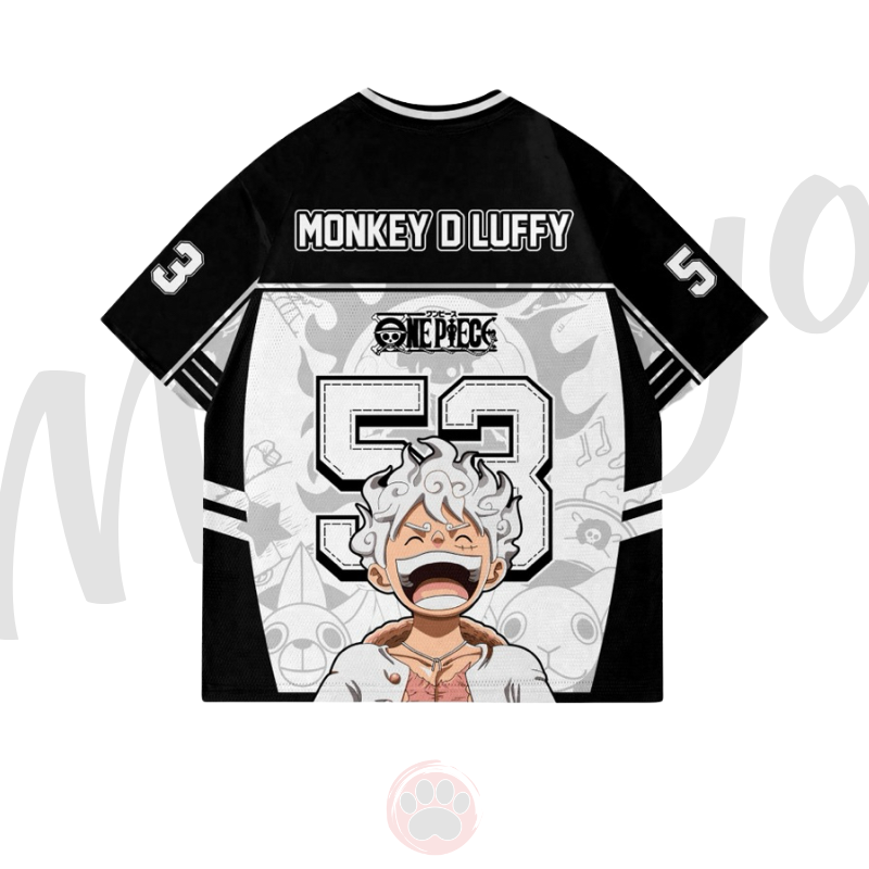 Jersey Anime OP Monkey D Luyfy Gear 5 God Nika V.5