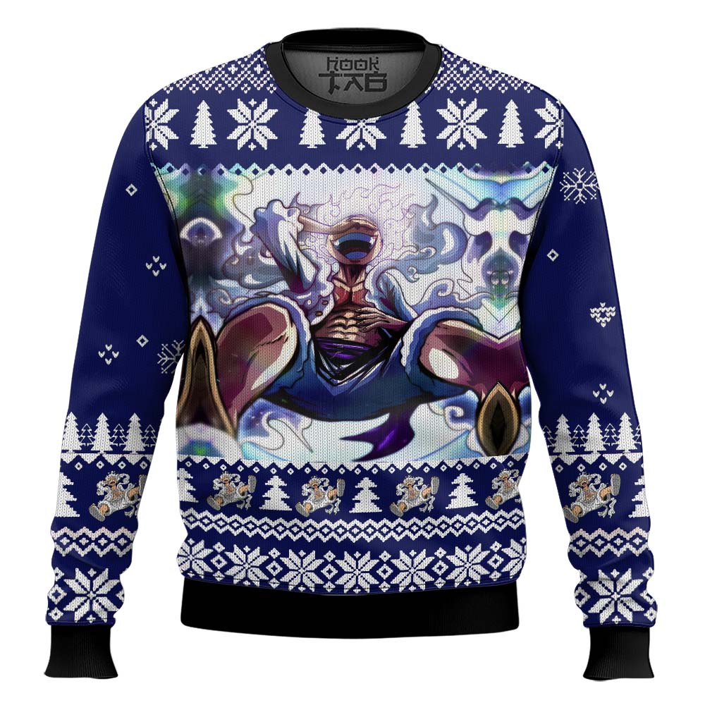 One piece Luffy Gear 5 Woolen Knitted Sweater – LIMITED EDITION