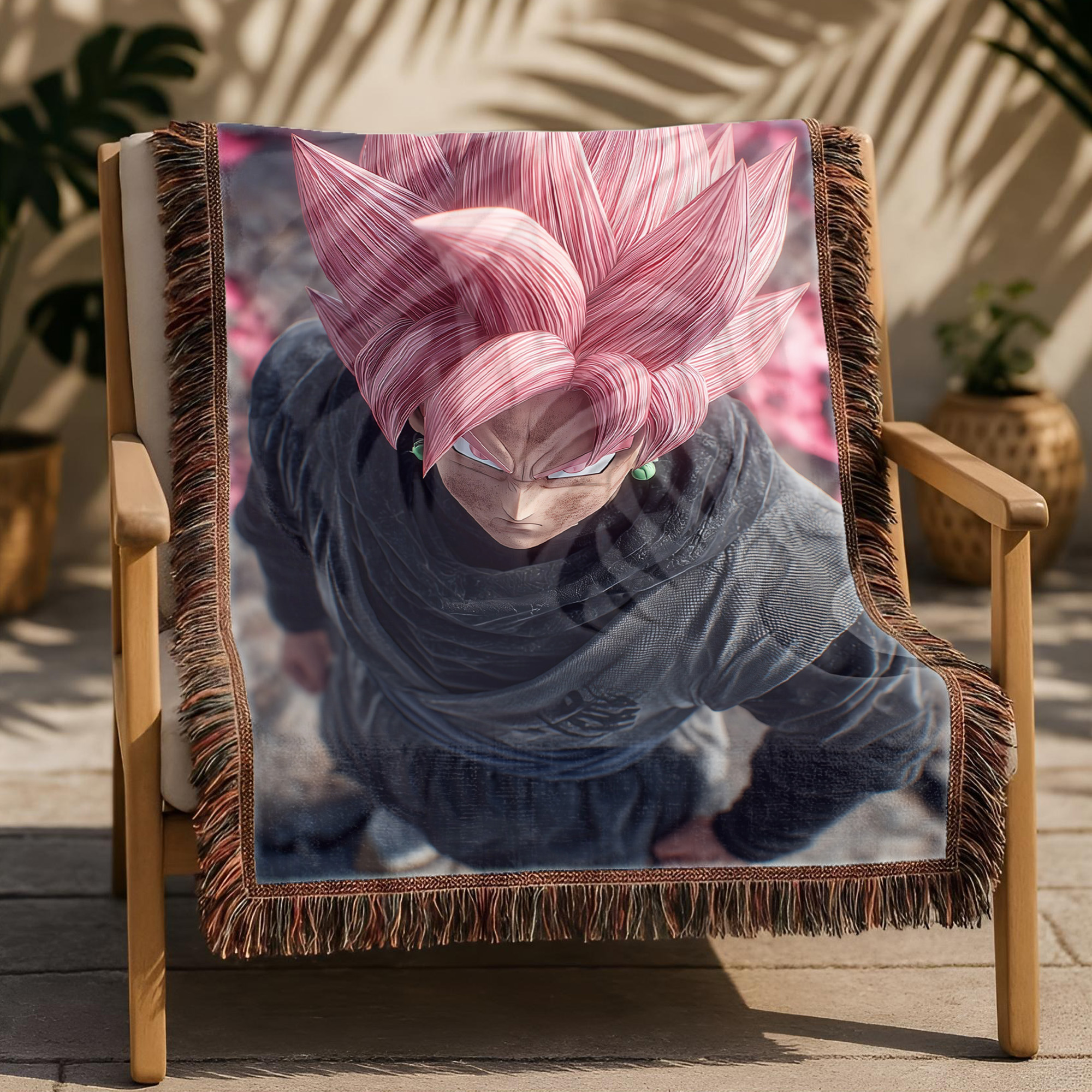 Anime Blanket Super Saiyan Rosé Battle Pose