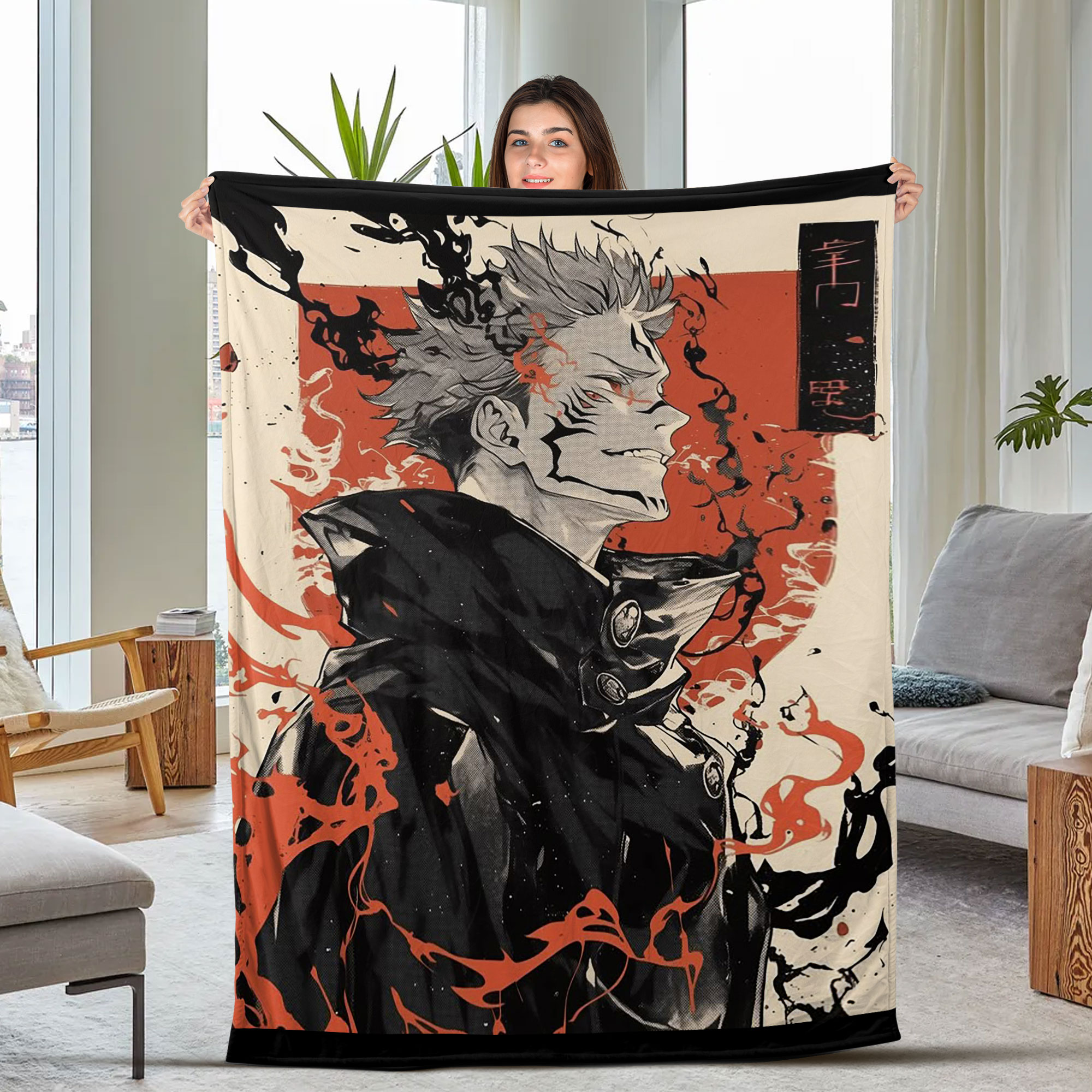 Sakuna Fleece Blanket