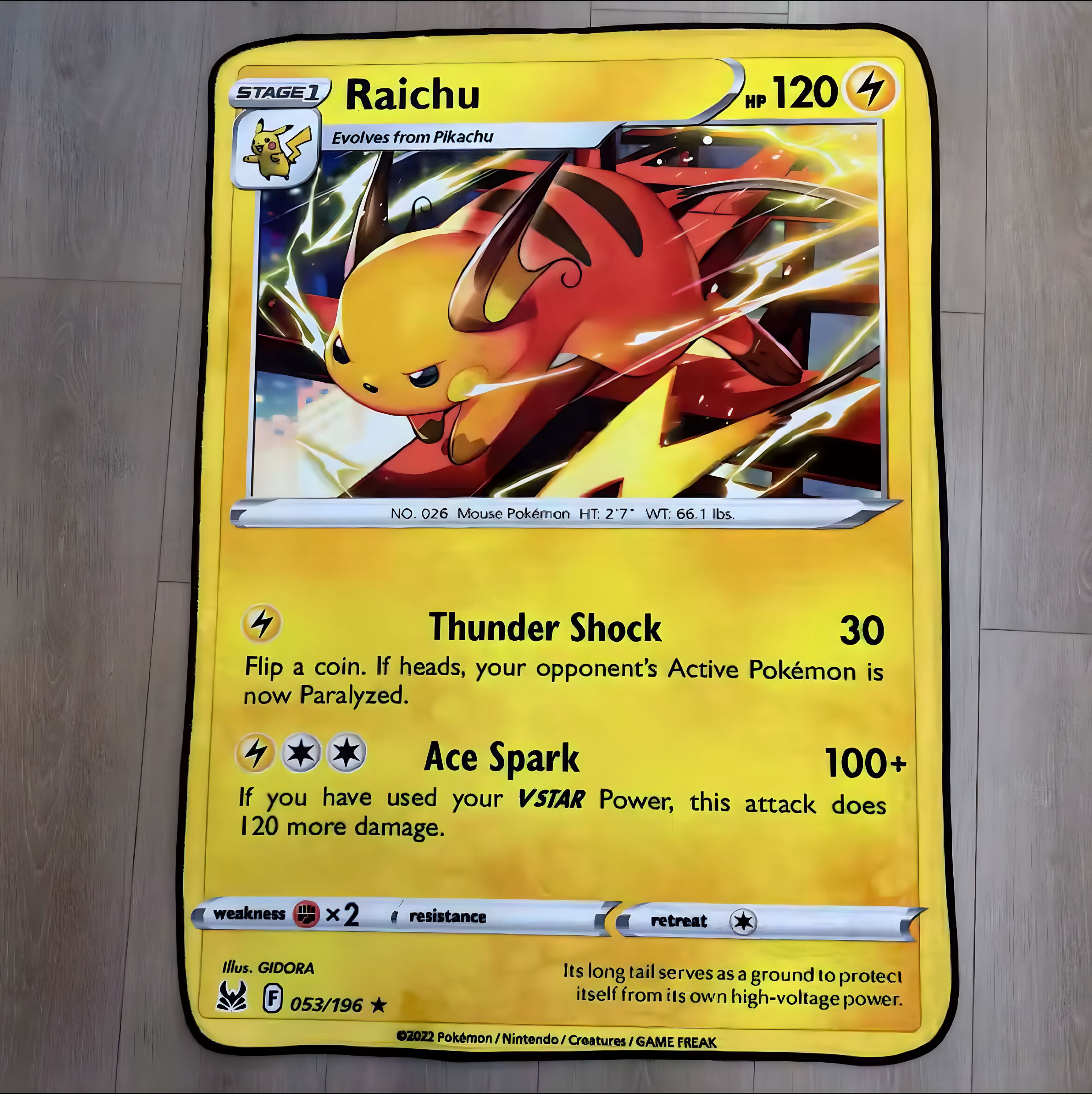 Raichu Karte - Pokémon