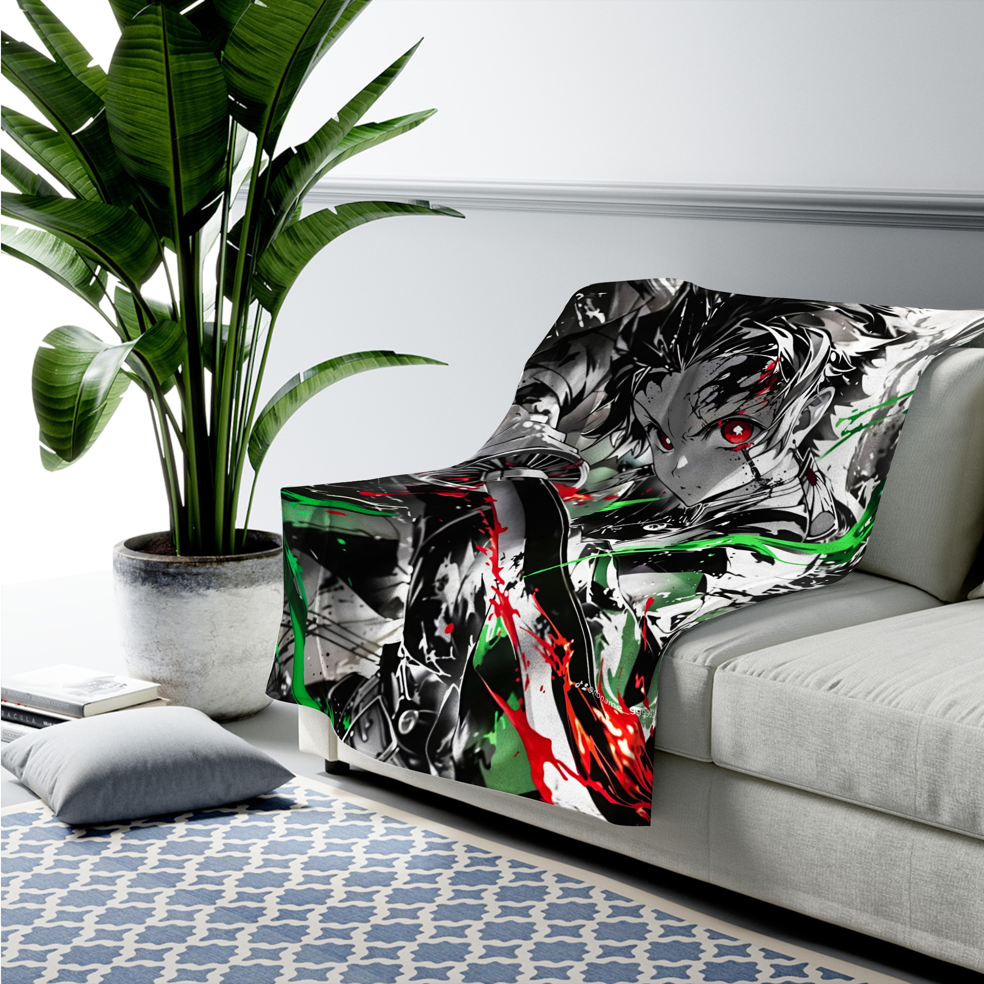 Infinity Castle Fleece Blanket