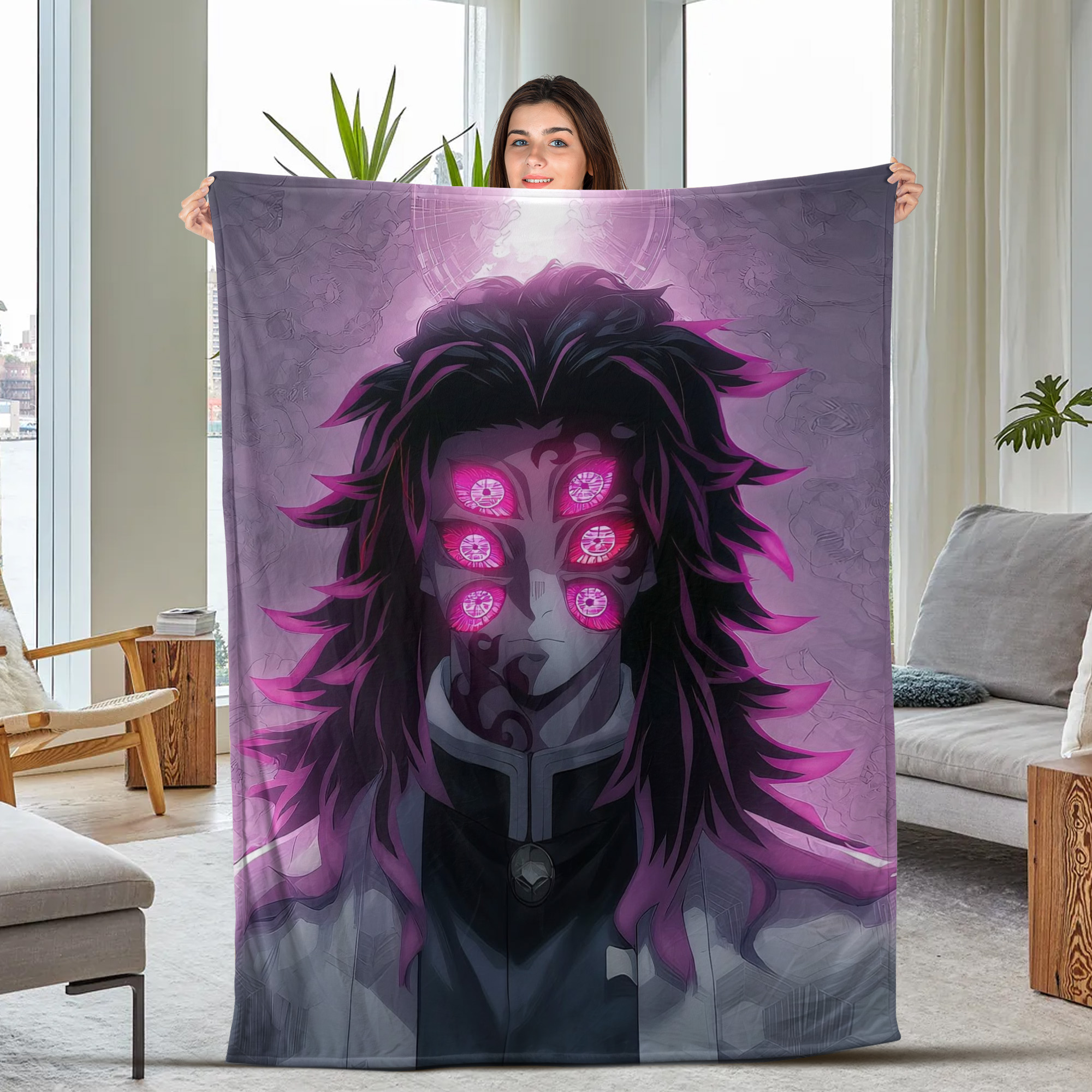 Demon Slayer Final Form Stance Fleece Blanket