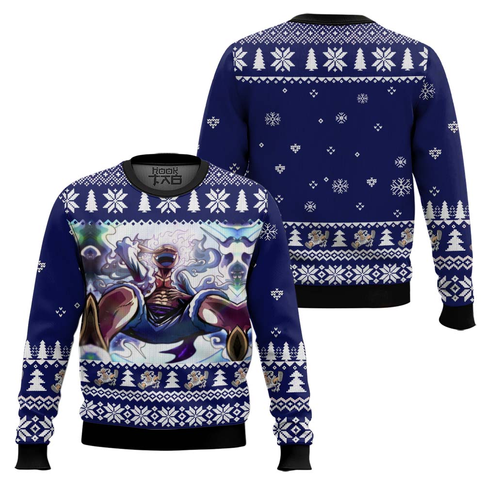 One piece Luffy Gear 5 Woolen Knitted Sweater – LIMITED EDITION