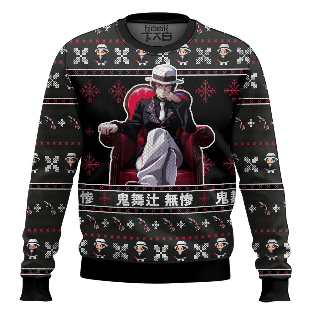 Muzan Demon Slayer Ugly Christmas Sweater