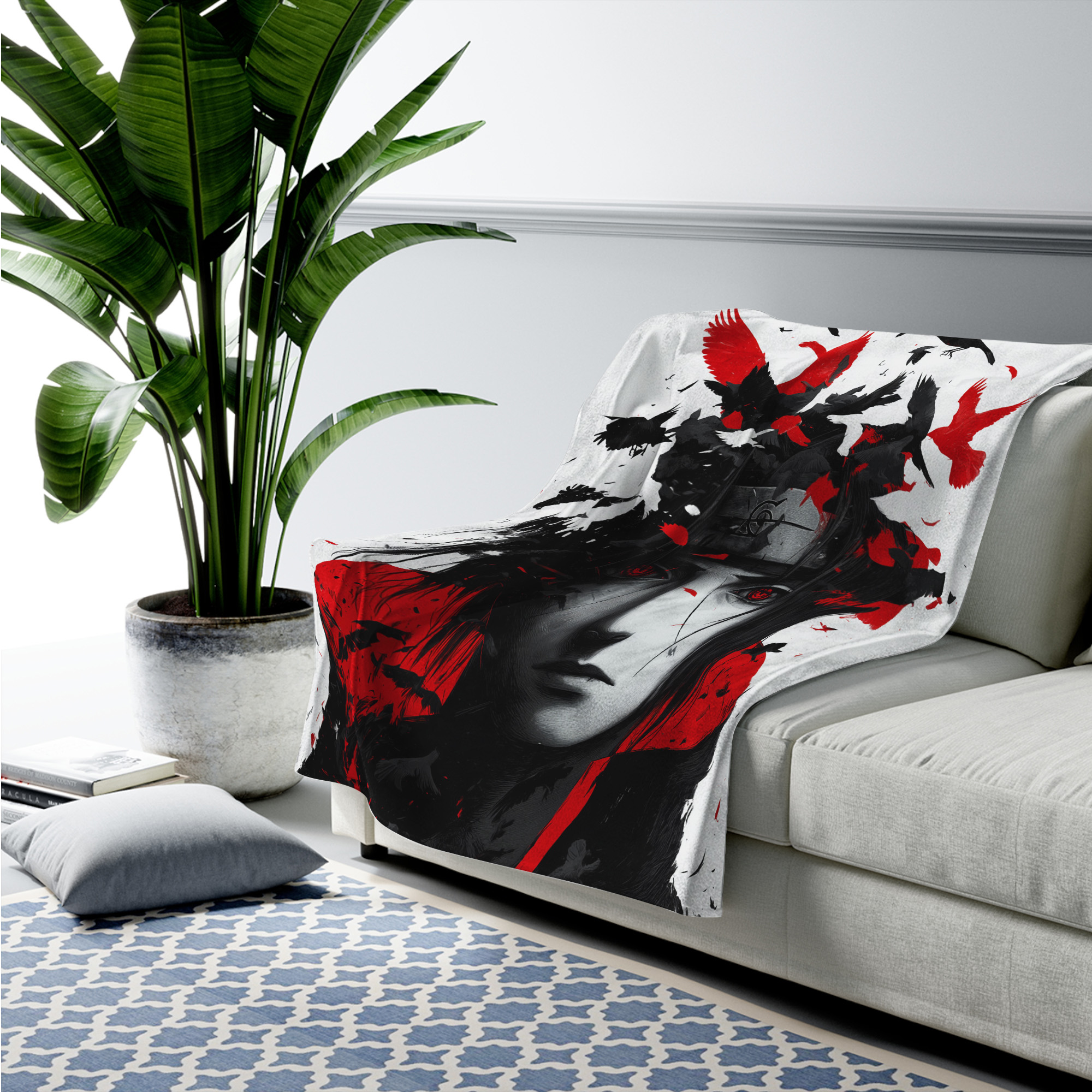 Naruto Sage Mode Fleece Blanket