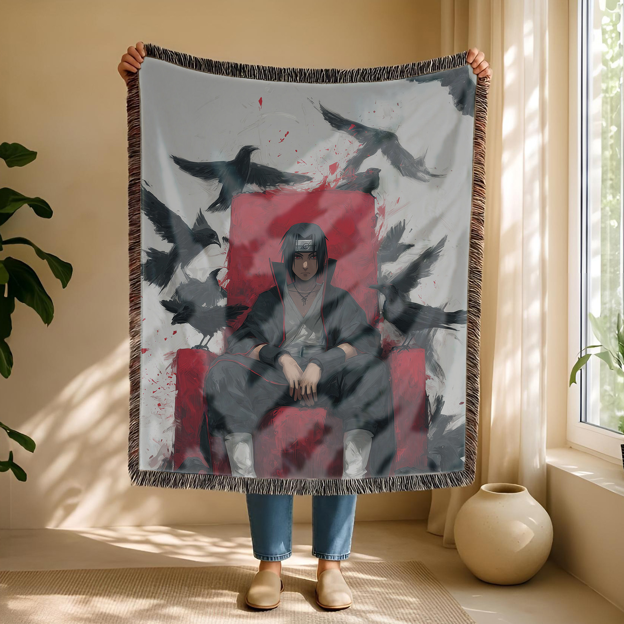 Anime Blanket Obito Uchiha Masked Pose